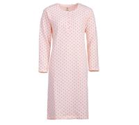 Zeitlos Camisón térmico de manga larga para mujer, diseño de corazones, botones, albaricoque, XXL