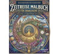 Zeitreise Malbuch für Erwachsene: Eine entspannende Reise durch alte Zivilisationen, mittelalterliche Burgen und futuristische Städte