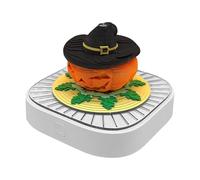 Zeitstückkalender 2026-8cm Kürbiskunstkalender, Papierskulpturen -Riss -Notepad mit Led Light For Home Office Nachttisch -Schulleiter Lehrhrer Lehrhrer College -Studenten Empfangsbereich