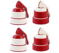 Zeitwein Stopper 18-19 mm Botella Boca | Tapón de vino de plástico con registro de tiempo preserva el sabor, se adapta a botellas de 18-19 mm, compacto para cocina
