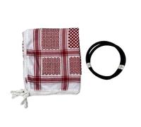 Zeiwohndc Bufanda árabe Shemagh para hombre, color negro, transpirable, étnico, bufanda Keffiyeh para eventos culturales y ocasiones tradicionales, keffiyeh palestino, Pañuelo sin 57, Talla única