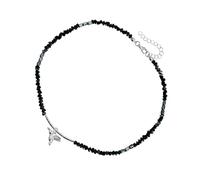 Zeiwohndc Collar con dije de pájaro, delicado acento de cristal, longitud ajustable, cadena de clavícula, joyería diaria para ella, bonita joyería de pájaro para adolescentes y niñas, talla única