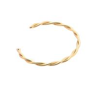 Zeiwohndc Cómodo brazalete de acero inoxidable chapado en plata, resistente, accesorio de joyería para estilos cotidianos, brazalete de acero inoxidable de moda, talla única, como se describe