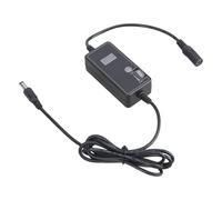 Zeiwohndc Controlador de motor ajustable de 12 V con pantalla de temperatura, adaptador ajustable de velocidad continua para ventilador de refrigeración, ventilador de techo, control de velocidad