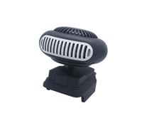 Zeiwohndc Estufa eléctrica ligera sin batería con calor, bajo ruido, sobrecalentamiento para dormitorio, camping, teletrabajo, pequeña estufa de poliestireno con puerto USB