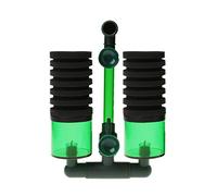 Zeiwohndc Filtro bio-esponja con ventosas de espuma para criadores de camarones Betta, peceras y acuarios, fácil de limpiar