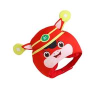 Zeiwohndc Gorro sintético suave y transpirable para cabeza de caballo, tocado de Dios de la riqueza, accesorios para fiestas, sombrero versátil