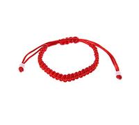 Zeiwohndc Llamativas pulseras de punto de cuerda roja de Cabalá para decoración de joyas, parejas, amistad