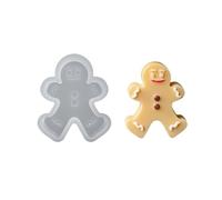 Zeiwohndc Molde de silicona para Navidad, color blanco, de una sola pieza para decoración del hogar, herramienta de decoración de cera festiva, herramienta de decoración de mesa de invierno, proyecto