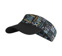 Zeiwohndc Sombreros de protección solar vacía para mujer y hombre, visera plegable, para tenis, pesca al aire libre, senderismo, secado rápido