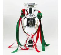 ZEIXITOO Réplica de Copa de Trofeo de la Liga del Campeonato de Fútbol de Europa, resinas, Recuerdo de los fanáticos de la Copa de Fútbol, 16 cm (sin Grabado)