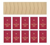 Zeizafa 10Pcs 2025 Spring Festival Card with Envelope 2025 Year of The Snake Greeting Card for Men Women Spring Festival Supply Cartoon Cards