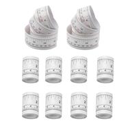 Zeizafa 10Pcs 90cm Adhesive Sewing Ruler Double Scale Measuring Tape Sewing Machine Table for Fabric Cutting Tailoring Adhesive with Clear Marking
