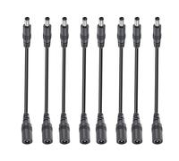 Zeizafa 2/4/6/8/10 Uds. Práctico Cable De Extensión De Alimentación DC5.5x2 1mm Reemplazo 22AWG Cable Flexible Cable Flexible Duradero