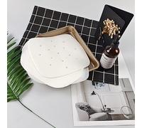 Zeizafa 200 piezas de papel pergamino perforado para freidora de aire, material súper rentable, duradero, saludable y fiable, fácil de usar