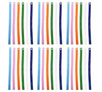 Zeizafa 30 organizadores de ropa de cama con clip elástico multicolor para edredón, toallas, bandas elásticas para cajones con botón