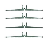 Zeizafa 4 perchas de ropa ajustables y plegables para viajes, práctico perchero telescópico para ropa de dormitorio