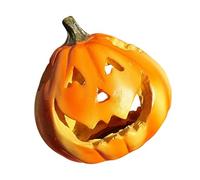 Zeizafa Adornos De Calabazas para Acuarios De Halloween Hábitat De Peces Seguros Decoración De Cuevas Subacuáticas No Tóxicas para Peces Pequeños Decoración De Peces De Halloween