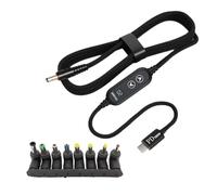 Zeizafa Advanced USB C to DC5.5 Direct Power Supply 100W Multiple Power Device 5V-20V for Electronics 8 Adapters Laptop Charging with Type C