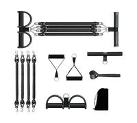 Zeizafa Banda De Entrenamiento De Tipo Pesado con De Espuma Bolsa De Almacenamiento Plegable Regulable para Varios Niveles De Condición Física Banda De Resistencia para Entrenamiento De Fuerza