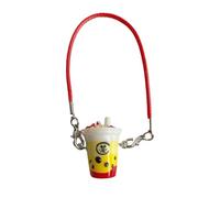 Zeizafa Conjunto Artesanal De Colgante De Taza De Burbuja Portátil Decoraciones Artísticas De Resina Decoración De Bolso Amuleto para Mochilas Regalos para Teléfono Accesorio Artesanal De Resina