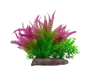 Zeizafa Decoración De Peceras Planta Verde Realista con Base Aspecto Natural Vida Hierba De Agua para Acuarios Domésticos Adorno Planta De Agua De