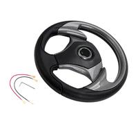 Zeizafa Dirección De Automóvil Ergonómica De 320mm Marco De Aluminio Permanente Rugosa Modelo De Global Ajuste No Deslizante Cubierta De Dirección