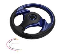 Zeizafa Dirección De Automóvil Ergonómica De 320mm Marco De Aluminio Permanente Rugosa Modelo De Global Ajuste No Deslizante Cubierta De Dirección