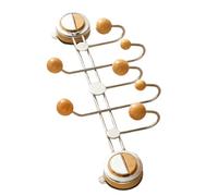 Zeizafa Door Mounted Clothes Coat Hook Suction Cup Rack for Kitchen or Bathroom Hanging Space Saving Bedroom Robe Hanger Suction Shelf for Towels Utensils Clothes