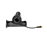 Zeizafa Empuñadura Giratoria ABS De Instalación Rápida para Bicicletas De Montaña Bicicletas Eléctricas Pieza De Repuesto Resistente a La Intemperie Kit De Empuñadura del Acelerador De Completo