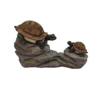 Zeizafa Estatua de rana para decoración de jardín, figura de ranas de resina para decoración de espacios interiores y exteriores, escultura de jardinería