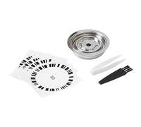 Zeizafa Filtro De Café De Acero Inoxidable para Next Soporte Convertidor Máquina De Cápsulas De Espresso Accesorios Rellenables Cápsulas Rellenables