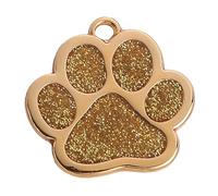 Zeizafa Footprint Blingbling Pet Charm For Collar For Dogs Cats Paws Shape Pendant Collar Blingbling Colorful Accessories