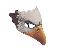 Zeizafa Functional Animal Print Parties Mask Multipurpose PU Leather Fabric Halloween Costumes Gear EVA Materials Mask