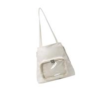 Zeizafa Itabag bandolera transparente bolso de la moda regalos para las mujeres hombro, blanco