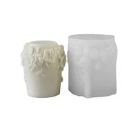 Zeizafa Molde De Silicona para Manualidades Moldes Velas con Forma Flor Vid Molde Artesanal Silicona Suministros Hechos A Mano Hacer Velas Artesanales