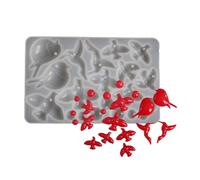 Zeizafa Molde Detallado para Joyería De Palomas De Materiales De Silicona Lisos para Collares Hechos a Mano Dijes Y Pendientes Juego De Moldes para Colgantes De Silicona con Múltiples Pájaros