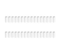 Zeizafa Multipurpose 32Pieces Corrosions Resistant Greenhouse PVC Clamps Clip Secure Shade Net Film Fixing Gardening Accessories Greenhouse Shade Net Clips