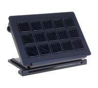 Zeizafa Pantalla LCD Panel De Control Flujo Teclado LCD con 15 Iconos Dinámicos Programables Cambio Escena Programación Teclado para Juegos