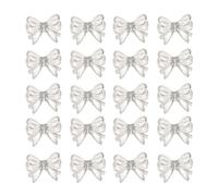 Zeizafa Paquete De 20 Cuentas Acrílicas Multipropósito Joyas Bowknot Haciendo para La Creación Innovadora Joyas Y Decoraciones para Hogar Suministros