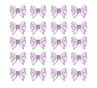 Zeizafa Paquete De 20 Cuentas Acrílicas Multipropósito Joyas Bowknot Haciendo para La Creación Innovadora Joyas Y Decoraciones para Hogar Suministros