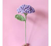 Zeizafa Ramo de flores de ganchillo tejido a mano para San Valentín, Día de la Madre, decoración de boda