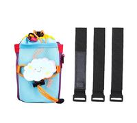 Zeizafa Soporte Ligero para Contenedor De Agua para Bicicleta Bolsas para Portabotellas De Agua para Ciclismo Bolsa para Bastidor Frontal Soporte para Jaula para Tija De Sillín Bolsa para Vástago con