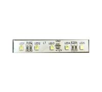 Zeizafa Tira de luces LED para nevera BCD-507WTPZM brillante para refrigerador, panel de luz LED para congelador, iluminación de congelador