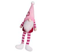 Zeizafa Valentines Day Decorations Gnomes Plush Dolls Long Leg Swedish Scandinavian Tomtes Stuffed Weddings Party Ornament Love Heart Gnomes Figurine