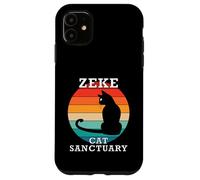 Zeke Cat Sanctuary Group Familia Reunión Nombre Carcasa para iPhone 11