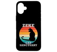 Zeke Cat Sanctuary Group Familia Reunión Nombre Carcasa para iPhone 16 Plus