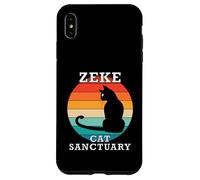 Zeke Cat Sanctuary Group Familia Reunión Nombre Carcasa para iPhone XS MAX