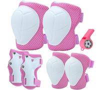 ZEKUN Rodilleras Niño 6 en 1 Protectores en Línea para Niños Protecciones Patinaje Infantil Consta de Rodilleras Coderas Muñequeras Ajustables Coderas para Monopatín,Bicicleta,Monopatín