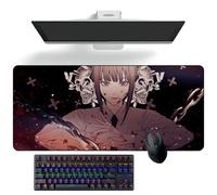 ZEKYGPP Alfombrilla de ratón de anime Chainsaw Man, alfombrilla de ratón de escritorio, alfombrilla de teclado grande, 300 mm x 700 mm x 3 mm